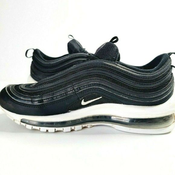 Nike Air Max 97 Men's Shoes Size 6 Triple Black Lace Up Sneakers 921826-001 - Picture 2 of 12